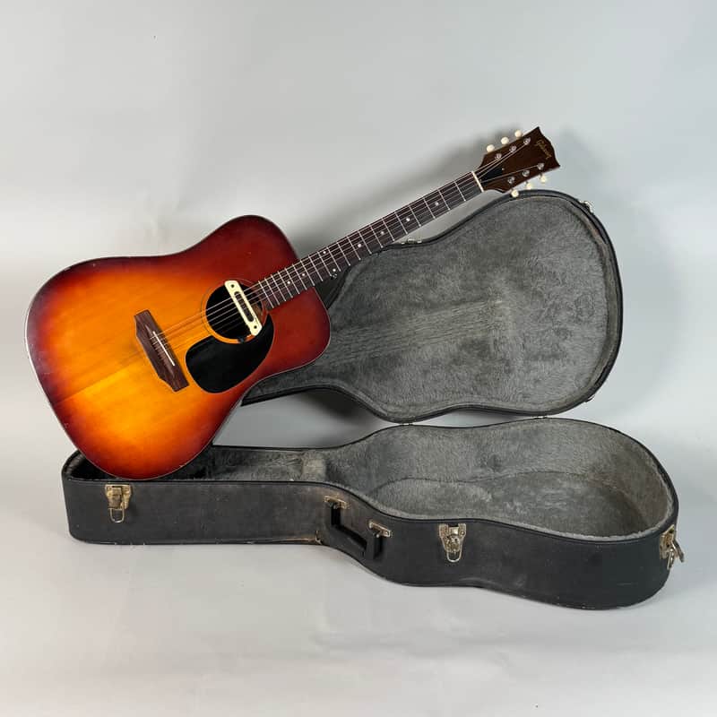 Early 70's Gibson J-40 Sunburst W/ L.R. Baggs M-80 image 1