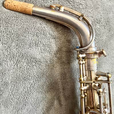 SELMER Balanced Action Alto saxophone JUST OVERHAULED 1938 - Silver plated Bild 7