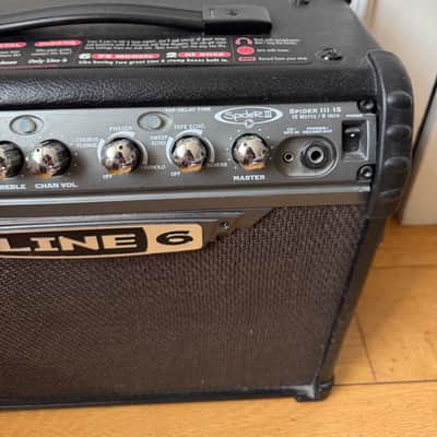 Line 6 Spider ||| 15 Amplifier - 15 Watts 1x8 - Black image 6