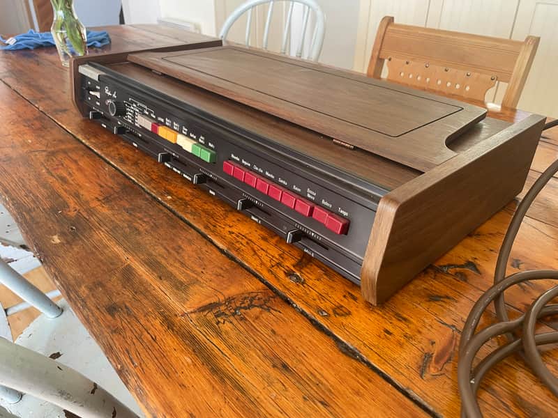 Ace Tone FR-8L Rhythm Ace 1960s - Black / Wood image 1