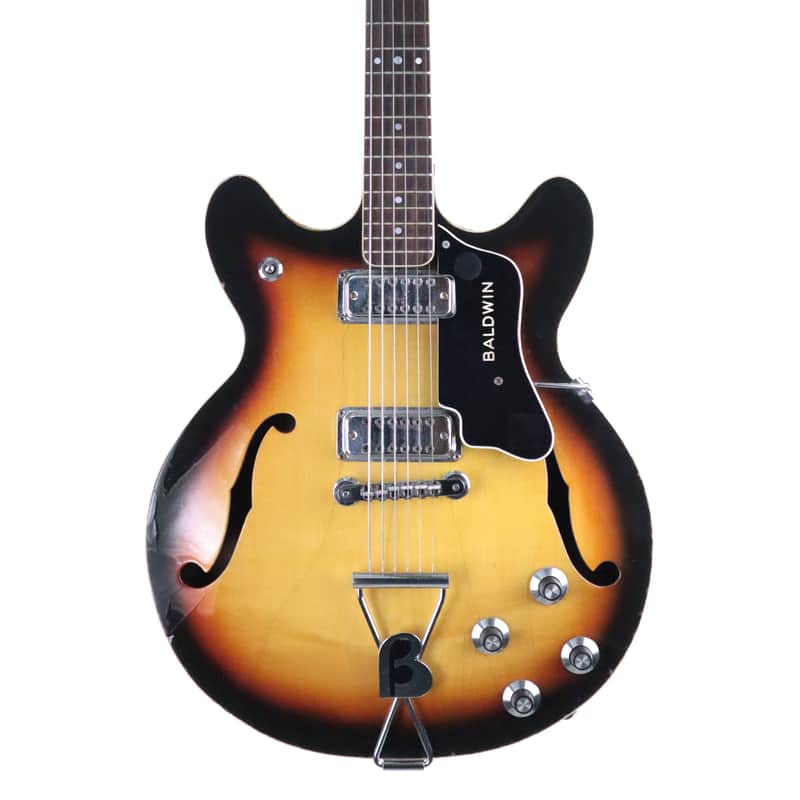 Baldwin 706 60s Hollowbody Electric Guitar, Sunburst image 1