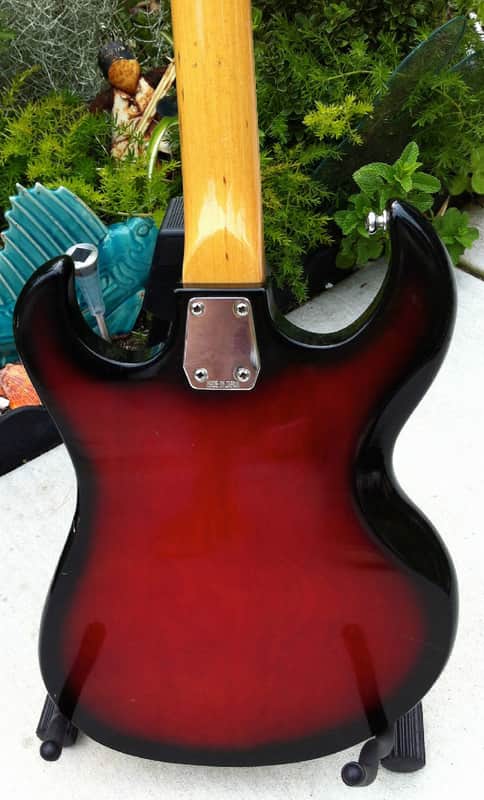 RARE VINTAGE 60'S APOLLO GUITAR W/DELUXE CHROME PICK GUARD | Reverb