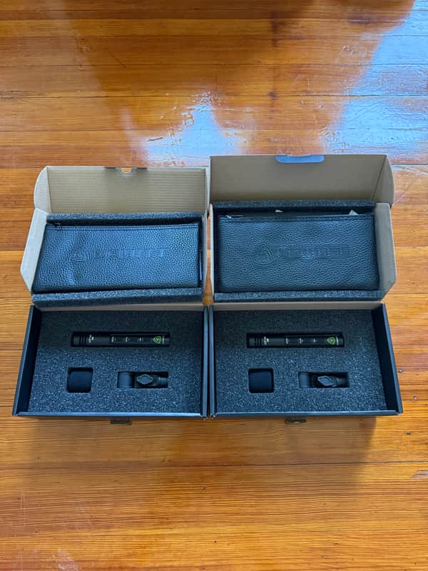 Lewitt LCT 140 AIR Small Diaphragm Cardioid Condenser Microphone Stereo Pair 2021 - Present - Black image 1