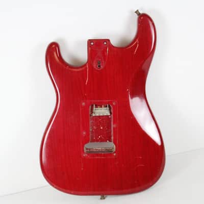 RARE 1979 Vintage Fender Stratocaster ~Killer RELIC~ Factory Wine Red Ash BODY Strat USA 1970s CBS Era image 4