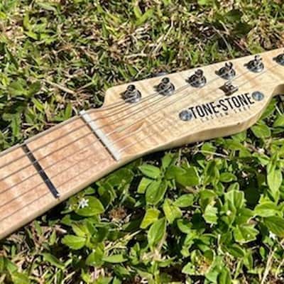 Tone Stone Guitars Quilted Maple and Diamond 2024 - Lemon Lollipop Dripp image 2
