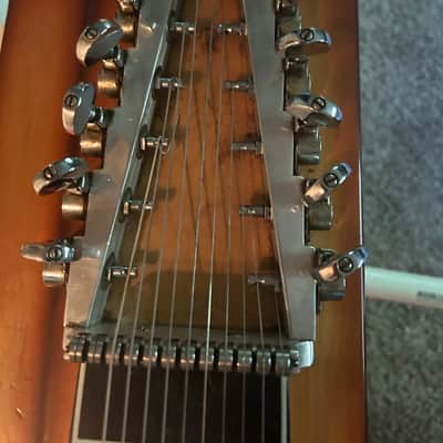 MSA The Universal 12 String Pedal Steel Guitar 1970s - Burst image 6