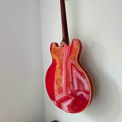 Luxor ES-335 Style Hollowbody – MIJ Lawsuit Era – Cherry Red – Professional Setup image 22