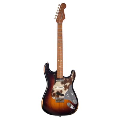 Fender Custom Shop MVP Nashville Stratocaster Hardtail Relic - Wide Fade 2 Tone Sunburst w/ Genuine Cow Skin Pickguard - Masterbuilt Kyle McMillin - Dealer Select Master Vintage Player Series Electric Guitar - NEW! image 7
