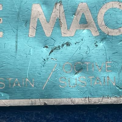 Vintage rare 1970s Foxx Tone Machine guitar pedal blue octave fuzz original Not a Reissue! image 7