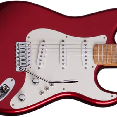 Schecter Sultan Mark Knopfler 2018 Aged Candy Apple Red image 2