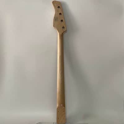 Unfinished Maple 4 String Bass Neck, Rosewood Fretboard Fingerboard image 4