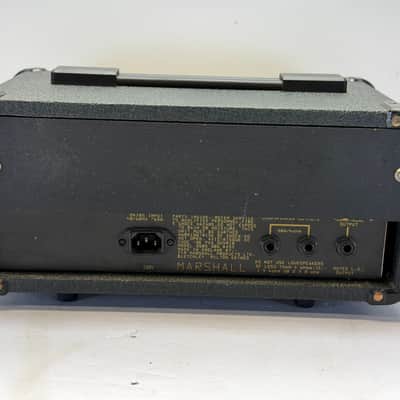 SERVICED Vintage Marshall 3505 Micro Bass head Made in England 1987 (Lead 12) image 4