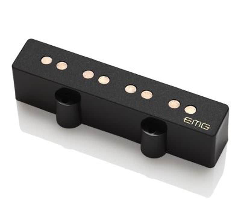 EMG SJV Active Short J Bass Pickup 2015-Present Black image 1