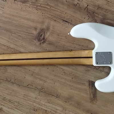 Fender Precision Bass body, BaCH neck customised by OX BIRD- White, Walbucker pickup, Wal2 preamp image 10