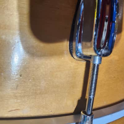Slingerland 14"x22" Bass Drum - 1970's - 3-Ply - Natural Maple Finish image 12