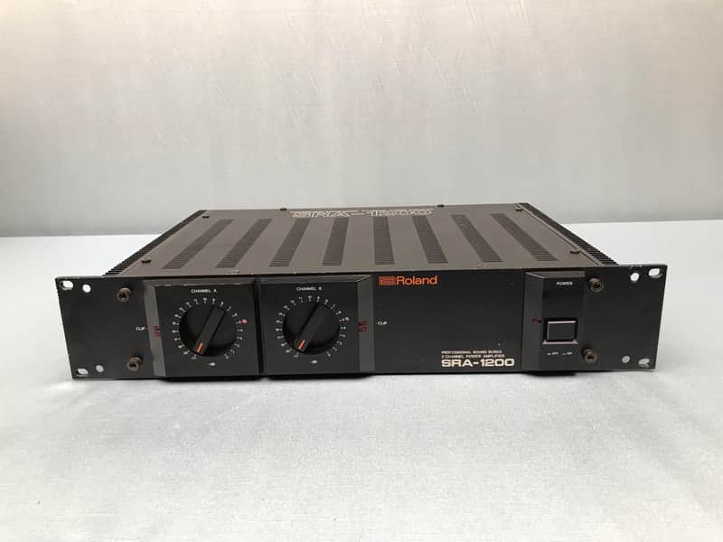Roland SRA 1200 Power Amp 170 watts 2 Channels Guitar Bass PA
