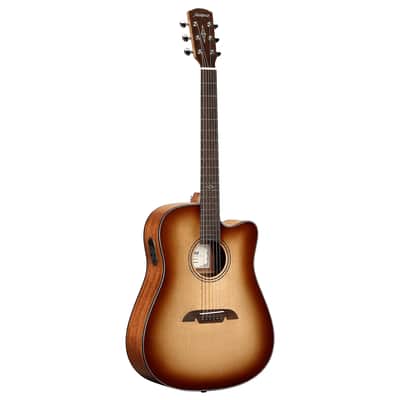 Alvarez Artist Dreadnought Guitar Acoustic Electric Shadowburst with Cutaway (AD60CE_Shadowburst) image 3
