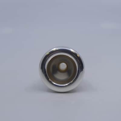 ACB "10" Large Shank Trombone Mouthpiece - Silver image 2