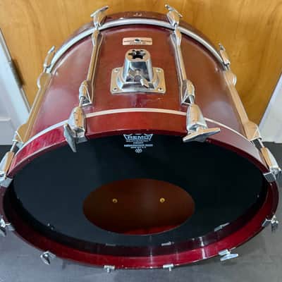Yamaha Recording Custom Bass Drum 22x16 1980s - Cherry Wood image 1