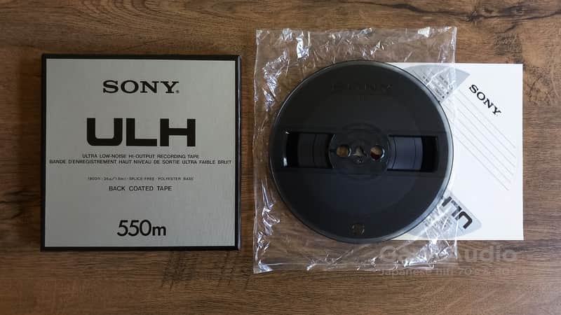 Sony ULH-7-550-BL Reel to Reel Recording Tape 7 Inch 18 cm 550 M 1800 Ft Made in Japan 1980 image 1