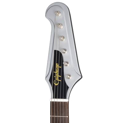 Epiphone "Inspired by Gibson Custom Shop" 1963 Firebird I w/Hard Case - Silver Mist image 7