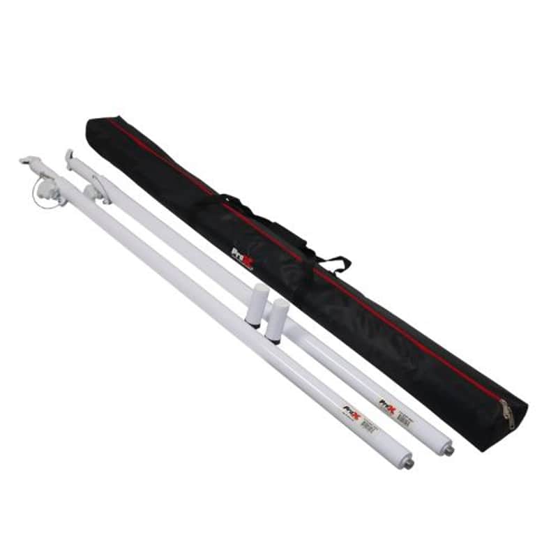 Pro X Set of 2 Atlas Telescoping Poles White 56"–96" Adjustable Height image 1