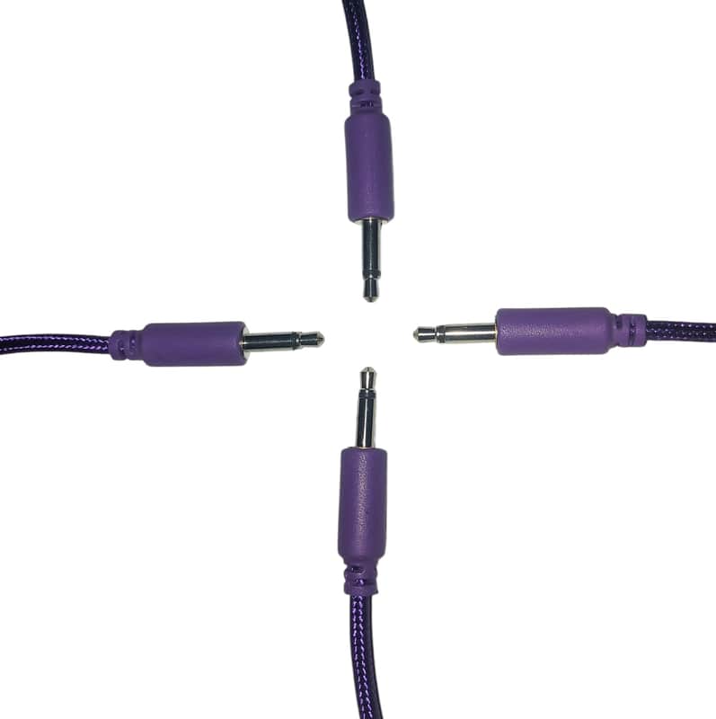 Braided Eurorack Patch Cable 2025 - Purple image 1