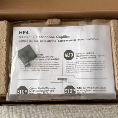 PreSonus HP4 4-Channel Headphone Amplifier 2010s - Blue image 2