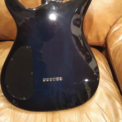 Carvin CT-3, Carved-Top Mahogany Body, Blue-Burst, Tweed HSC -- *No Pick-ups  Included* image 4