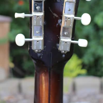 Stunning Stunning RARE Vintage 1930s/40s Lark Junior Acoustic Archtop Guitar Regal Kay Harmony NICE! image 22