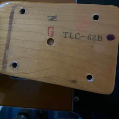 Rare Vintage MIJ Japan Fender TLC-62B  A-Serial Number 7lb 6.9oz image 19
