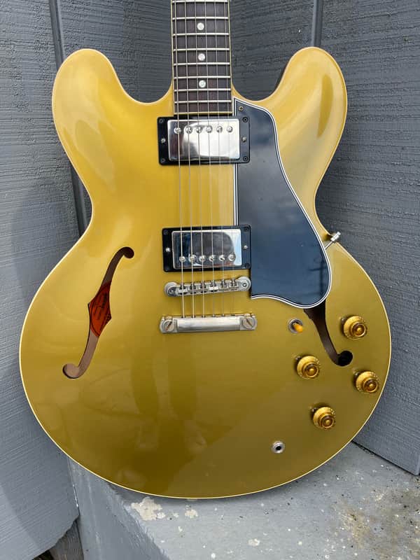 Gibson Es 335 2022 - Custom shop 59 reissue double gold image 1