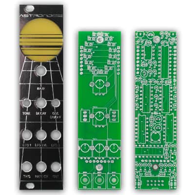 Synthrotek AstroNoise Eurorack PCBs and Panel - Lofi Chiptune Oscillator and Drum Module PCB Set image 1