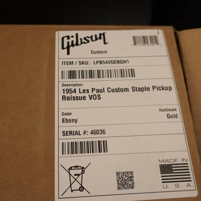 Gibson 1954 Les Paul Custom Staple Pickup Reissue VOS image 13