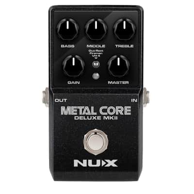 NUX Metal Core Deluxe mkII Hi Gain Multiple Distortion & Amp Modeler Pedal image 1