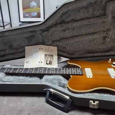 1983 Fender Telecaster Walnut Elite Gold RARE Flagship Top Model American Vintage 80s USA Electric Guitar Walnut Neck Original Hang Tag Manual image 2