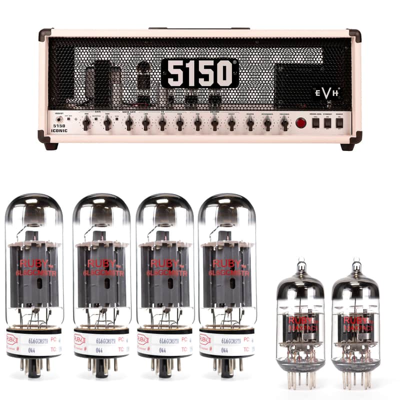 EVH 5150 80W Head Tube Kit - RUBY Kit image 1