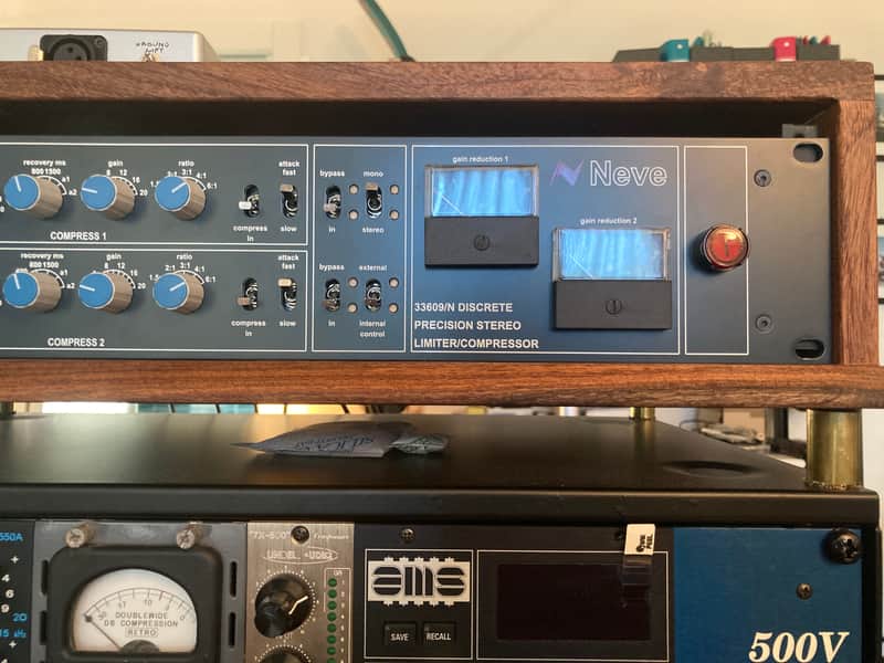 AMS Neve 33609/N Discrete Stereo Limiter / Compressor 2010s - Blue image 1
