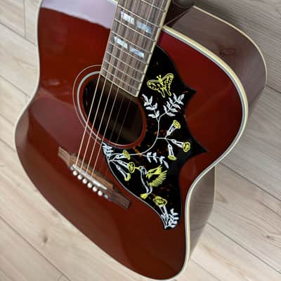 Gibson Acoustic Hummingbird Standard Acoustic-electric Guitar - Wine Red image 5