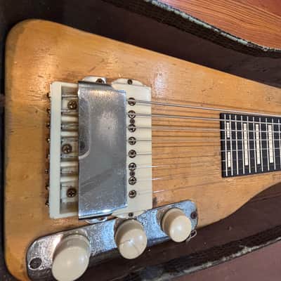 Carvin 8 string lap steel 50’s or ‘60s - Natural image 10