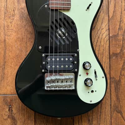 1990s Marine Rider Travel Campfire Electric Guitar w/ On Board Speaker + Effects image 6
