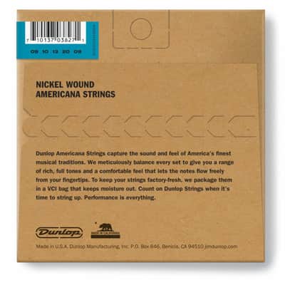 Dunlop DJN0920 Americana Series 5-String Tenor Banjo Strings, 9-20 image 2