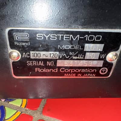 Roland System 100 Model 101 37-Key Synthesizer 1975 - 1979 - Black image 12