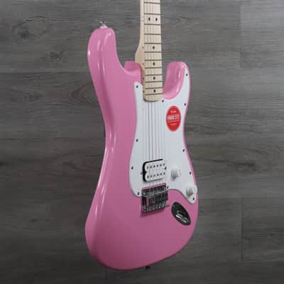 Squier Sonic Stratocaster HT Single Humbucker Guitar Flash Pink! image 3