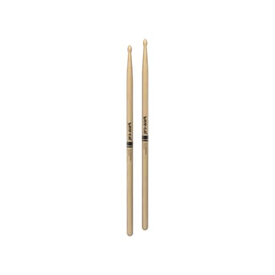 Promark American Hickory Classic 5A Drumsticks, Oval Tip, Single Pair image 2