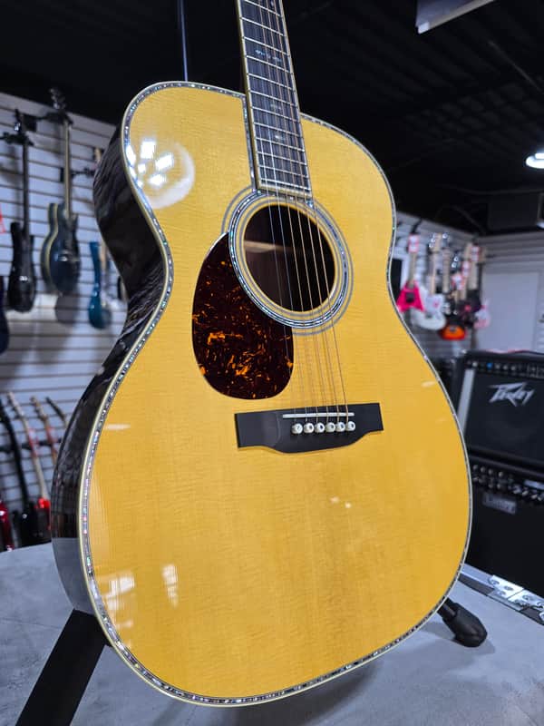 Martin OM-42L Standard Series Acoustic Guitar - Natural Aging Toner (2025) Left Hand w/OHSC & PLEK*D #976 image 1