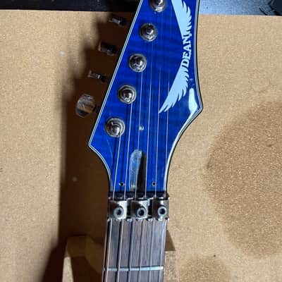 Dean C350F Trans Blue W/ Mods Ready for Shreddy ($800 MODS/WORK DONE) image 4