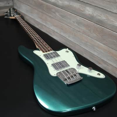 Squier by Fender Paranormal Rascal HH Bass - Sherwood Green (0414-SR) image 15