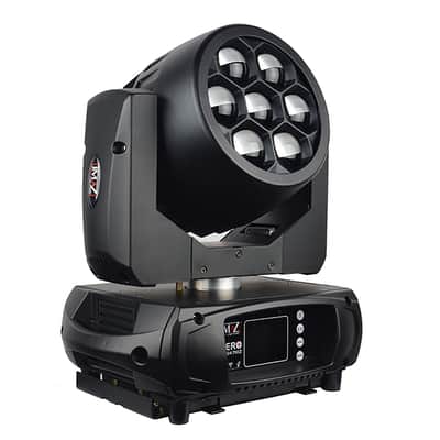 JMAZ JZ3001 Moving Head Light Fixture AERO WASH 710Z With 70W Battery and 7 Quad (RGBW) LEDs image 1