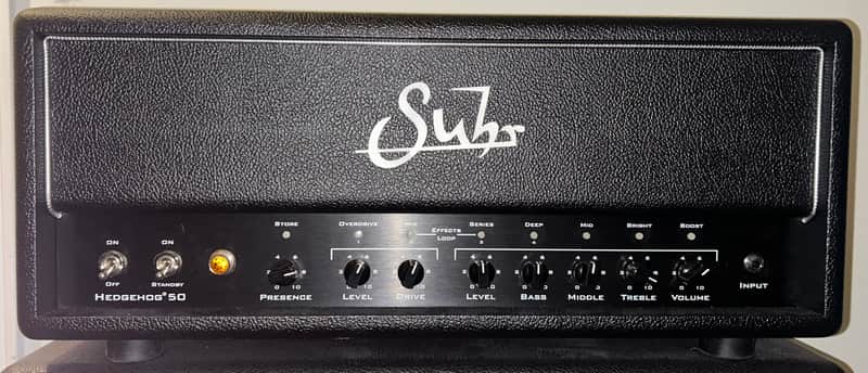 Suhr Hedgehog 50 Programmable 50-Watt Guitar Amp Head 2013 - Present - Black with Tolex Panel image 1